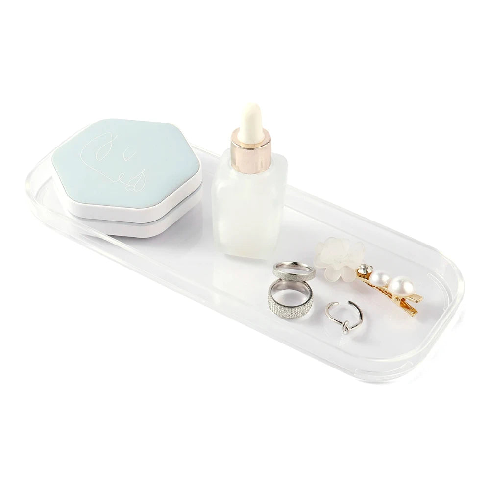 Acrylic Cotton &amp; Q-Tip Organizer Set