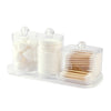 Acrylic Cotton &amp; Q-Tip Organizer Set