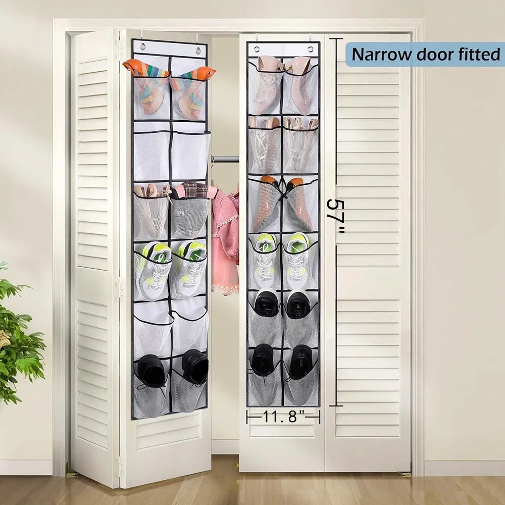 Over Door Mesh Shoe Organizer