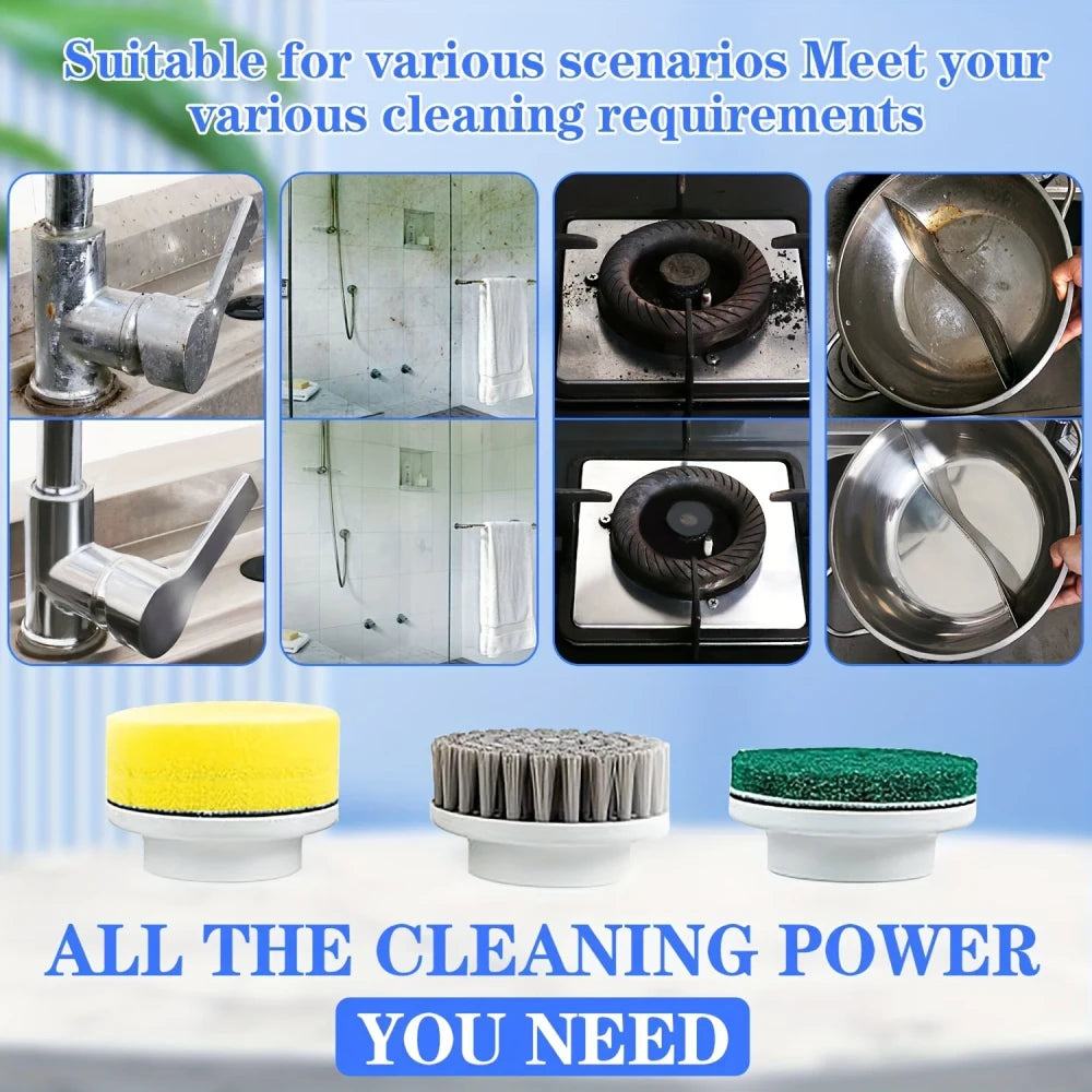 LED Power Scrub Brush