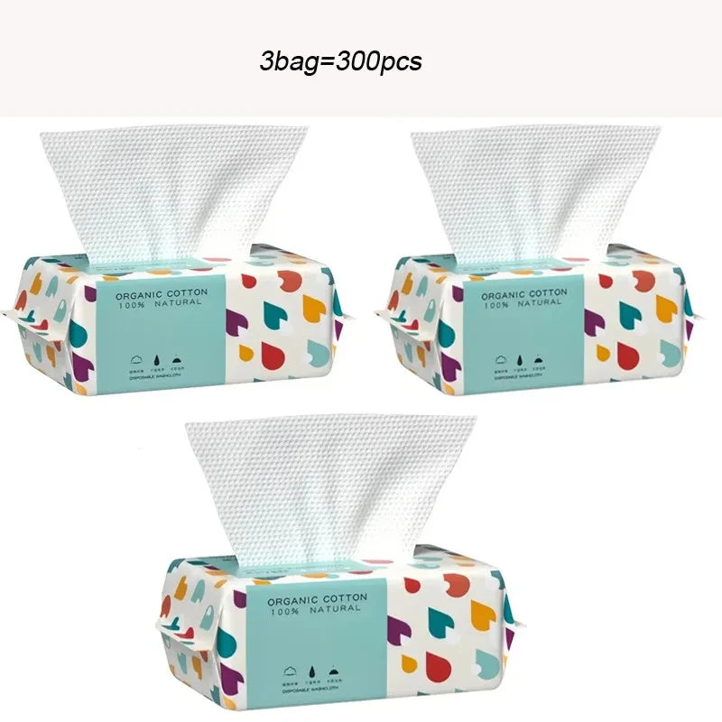 Pure Cotton Facial Wipes